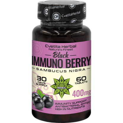 Черен Бъз Екстракт - Black Immuno Berry (60 таблетки)