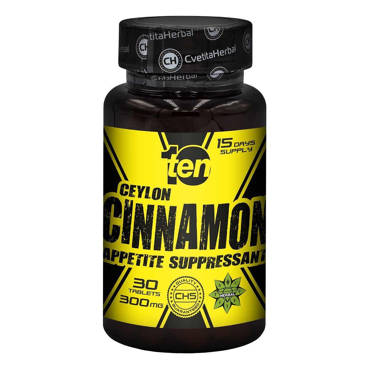 Цейлонска Канела Таблетки - 10/ten (30 табл. х 300 mg)