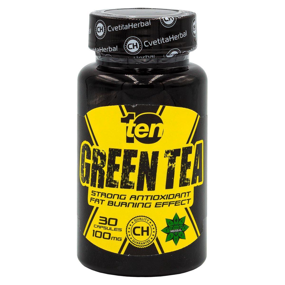 Екстракт Зелен Чай - 10/ten (30 таблетки x 100mg)
