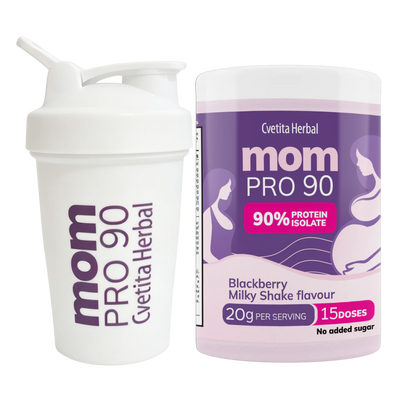 Протеин за Бременни Жени и Бъдещи Майки - MOM PRO 90 (300гр) + ПОДАРЪК ШЕЙКЪР