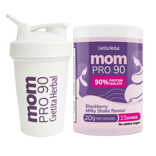 Протеин за Бременни Жени и Бъдещи Майки - MOM PRO 90 (300гр) + ПОДАРЪК ШЕЙКЪР