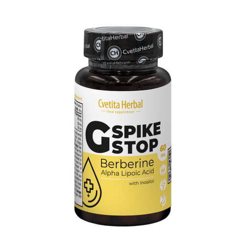 G Spike Stop - Берберин, Инозитол, Алфа Липоева Киселина (60 таблетки)