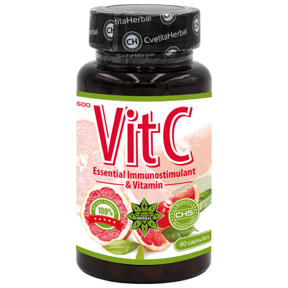 Витамин Ц - Vitamin C (30 / 80 капсули х 600 mg)