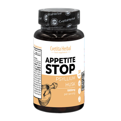Бял Живовляк (Псилиум) - Appetite Stop (30 капс. x 1000 mg)