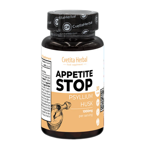 Бял Живовляк (Псилиум) - Appetite Stop (30 капс. x 1000 mg)