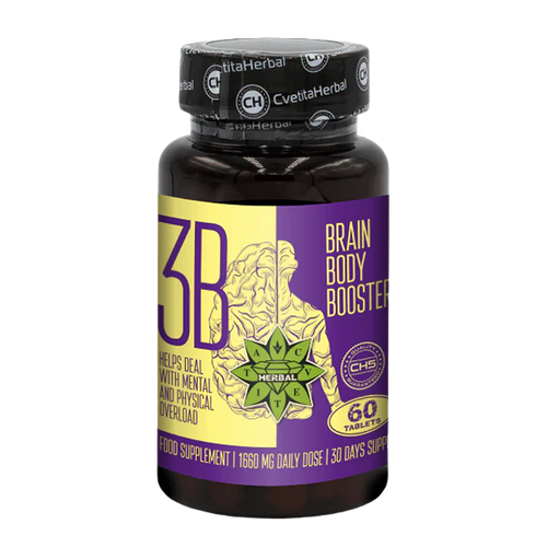 Таурин и Сибирски Женшен - Brain Body Booster (60 таблетки х 1660 mg)