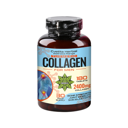 Kолаген с Куркума - Collagen Turmeric (180 таблетки х 2400 mg)