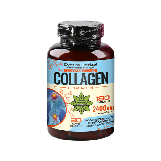 Kолаген с Куркума - Collagen Turmeric (180 таблетки х 2400 mg)