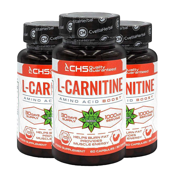 Л-Карнитин Тартрат – L-Carnitine (60 капсули х 500 mg)