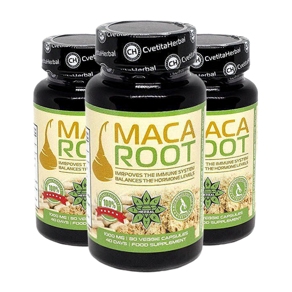 Корен от Мака Екстракт - Maca Root (80 капсули x 500 mg)
