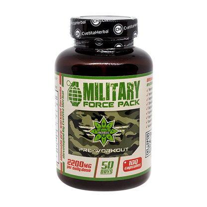 Билки и Аминокиселини - Military Force Pack (100 капс. х 1100 mg)