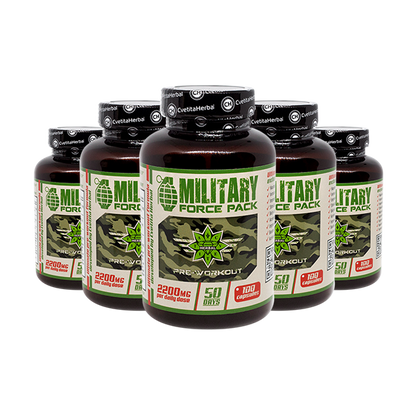Билки и Аминокиселини - Military Force Pack (100 капс. х 1100 mg)