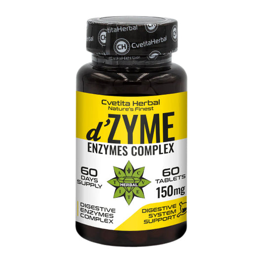 Мултиензимен Комплекс ДейЗим - d’Zyme (60 табл. х 150 mg)