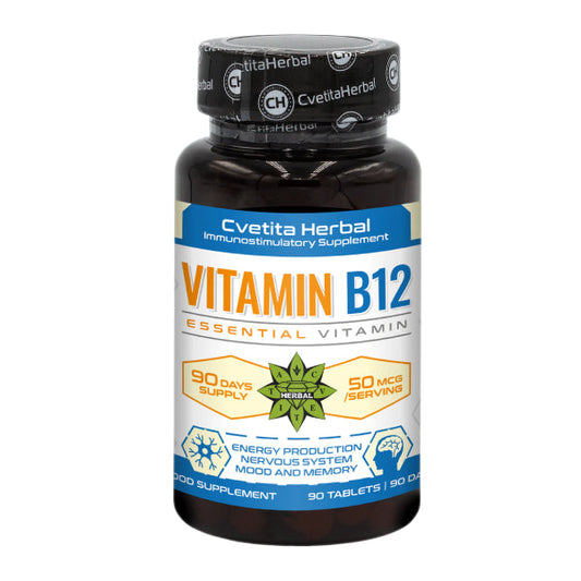 Витамин B12 - Vitamin B-12 (90 таблетки)
