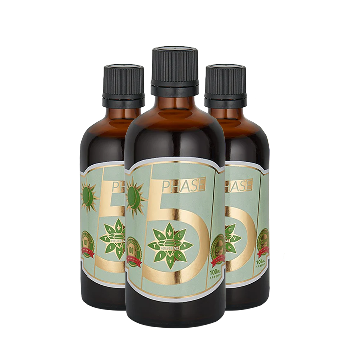 Мента, Глог, Валериана Екстракт - Phase 5 (100 ml)