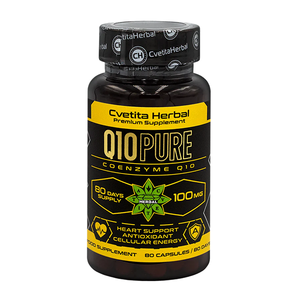 Коензим Q10 PURE (80 табл x 100 mg)