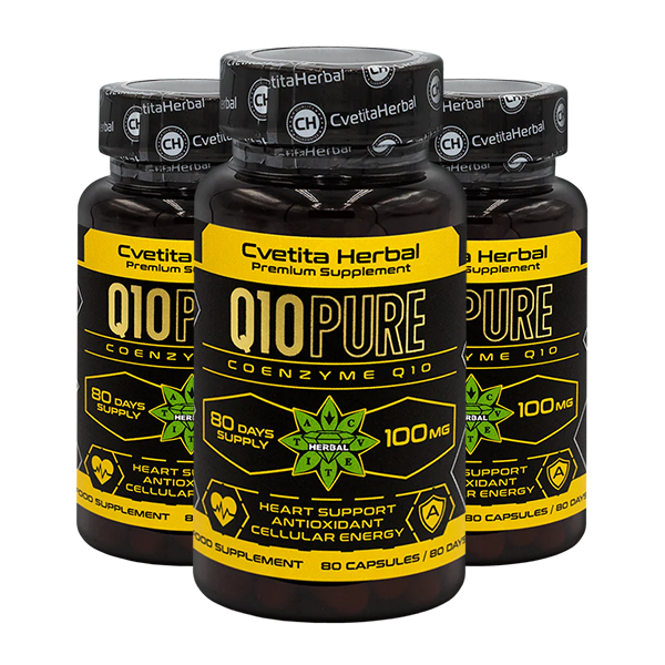 Коензим Q10 PURE (80 табл x 100 mg)