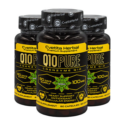 Коензим Q10 PURE (80 табл x 100 mg)