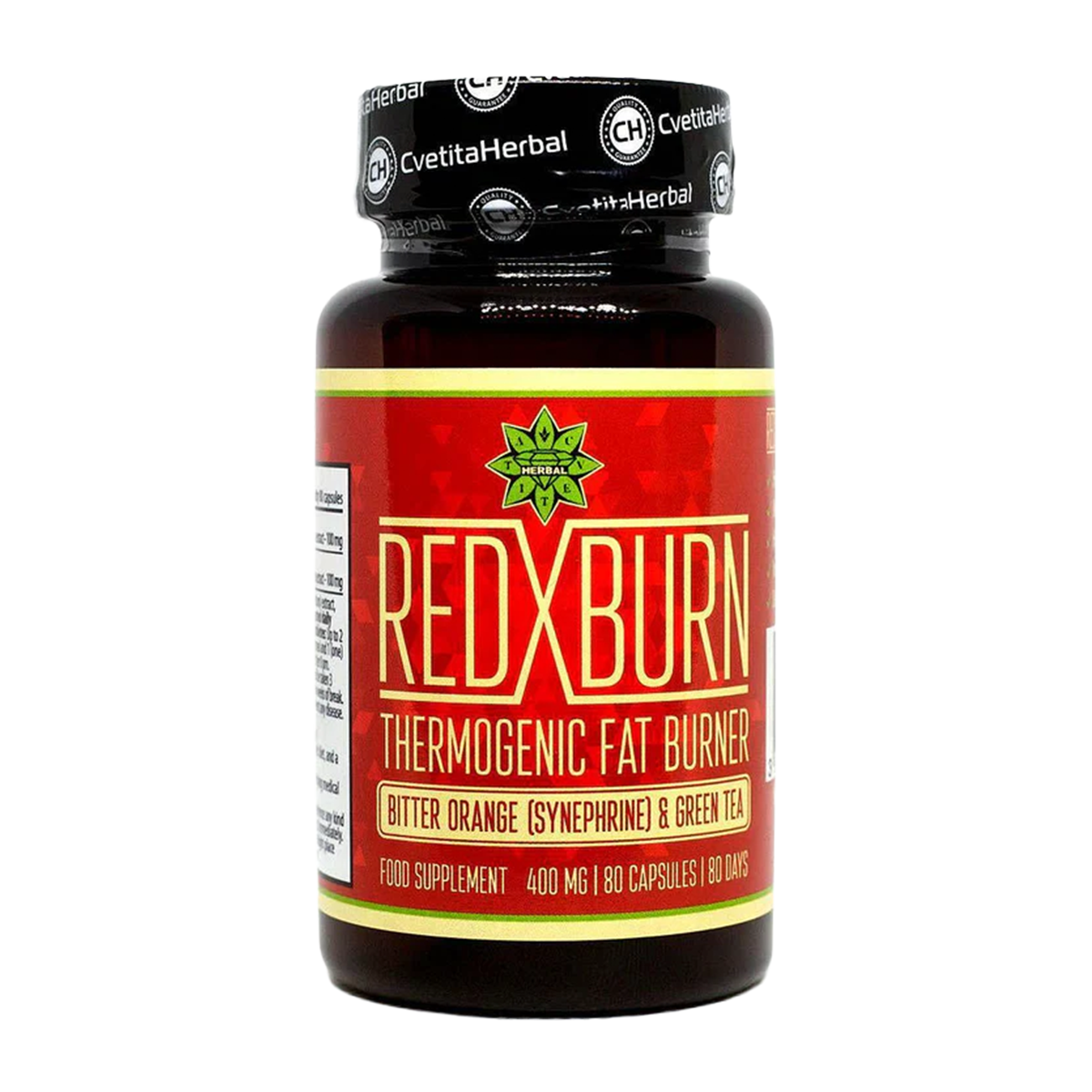 Екстракт Горчив Портокал и Зелен Чай – Red X Burn (80 капс. х 400 mg)