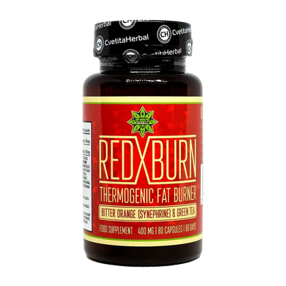 Екстракт Горчив Портокал и Зелен Чай – Red X Burn (80 капс. х 400 mg)