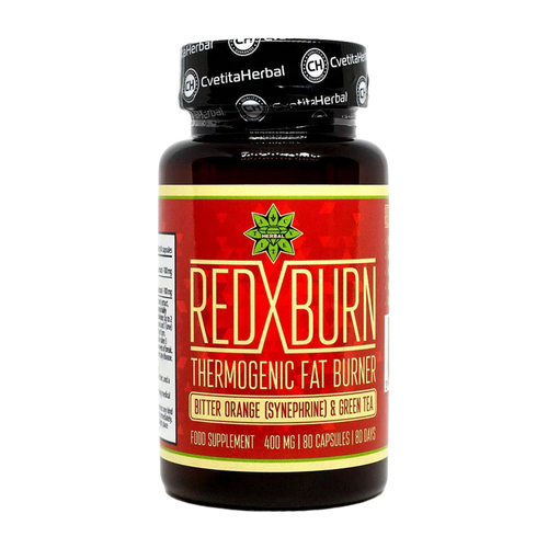 Екстракт Горчив Портокал и Зелен Чай – Red X Burn (80 капс. х 400 mg)