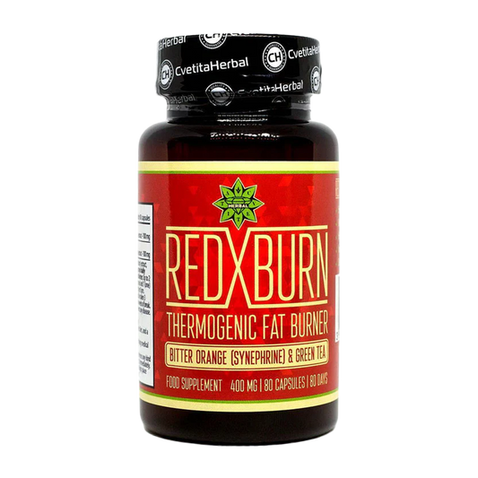 Екстракт Горчив Портокал и Зелен Чай – Red X Burn (80 капс. х 400 mg)