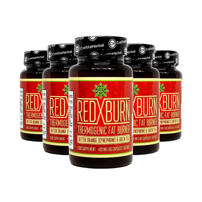 Екстракт Горчив Портокал и Зелен Чай – Red X Burn (80 капс. х 400 mg)