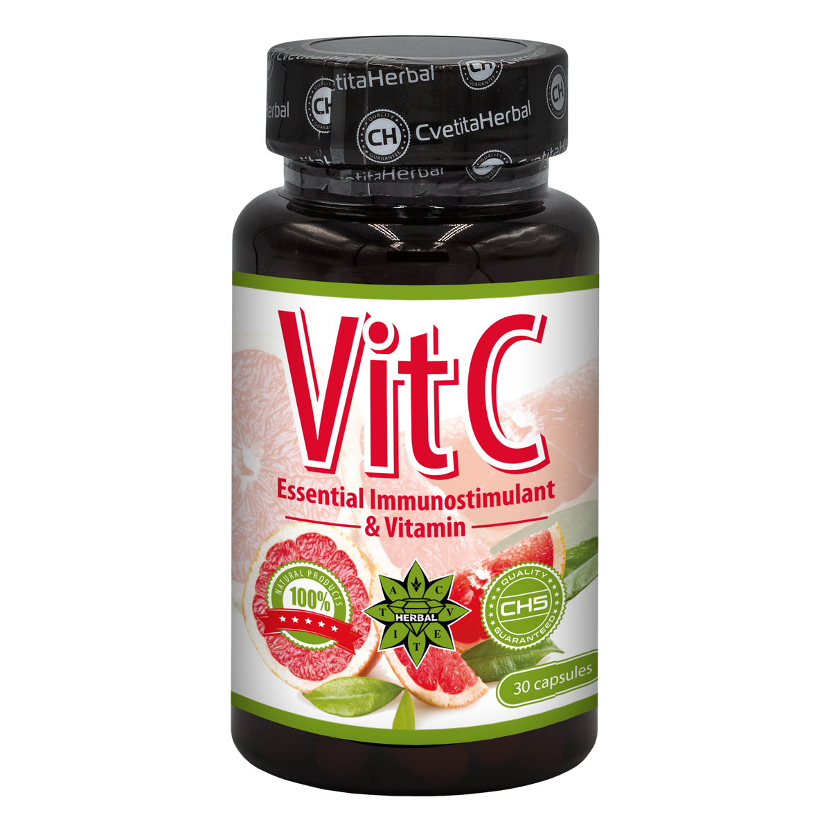 Витамин Ц - Vitamin C (30 / 80 капсули х 600 mg)