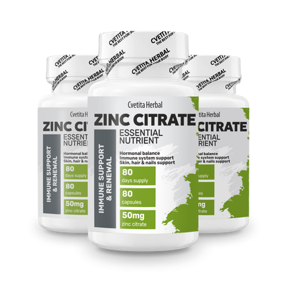 Цинк Цитрат - Zinc (80 капсули х 50 mg)