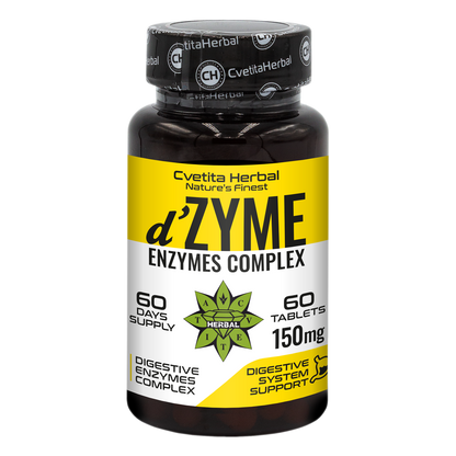 Мултиензимен Комплекс ДейЗим - d’Zyme (60 табл. х 150 mg)