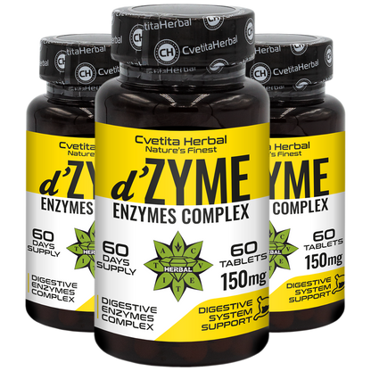 Мултиензимен Комплекс ДейЗим - d’Zyme (60 табл. х 150 mg)