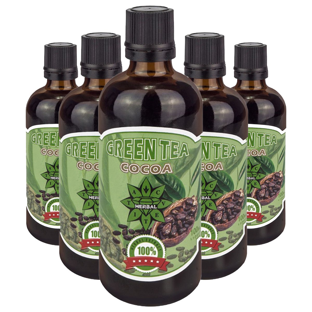 Зелен Чай и Какао - Течен Екстракт (100 ml)