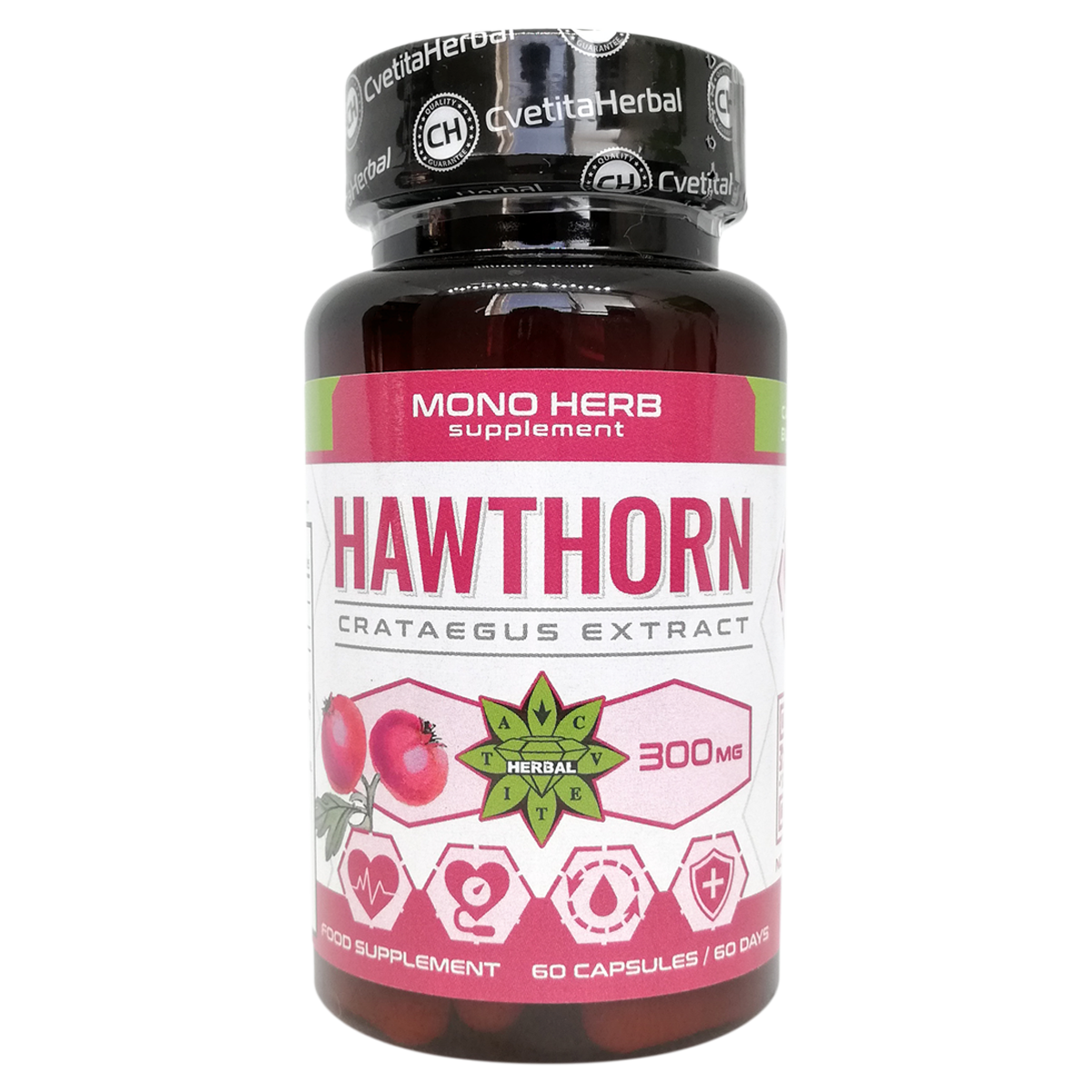 Екстракт от Глог - Hаwthorn (60 капсули х 300 mg)