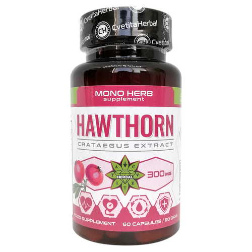Екстракт от Глог - Hаwthorn (60 капсули х 300 mg)