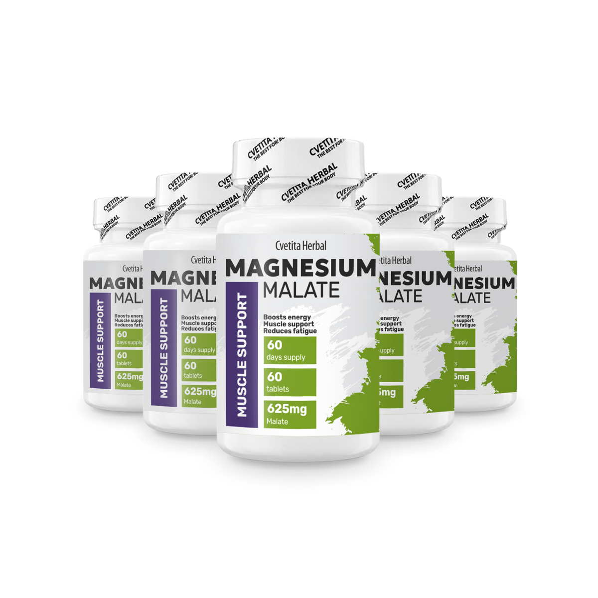 Магнезиев Малат - Magnesium Malate, 625 mg (60 таблетки)