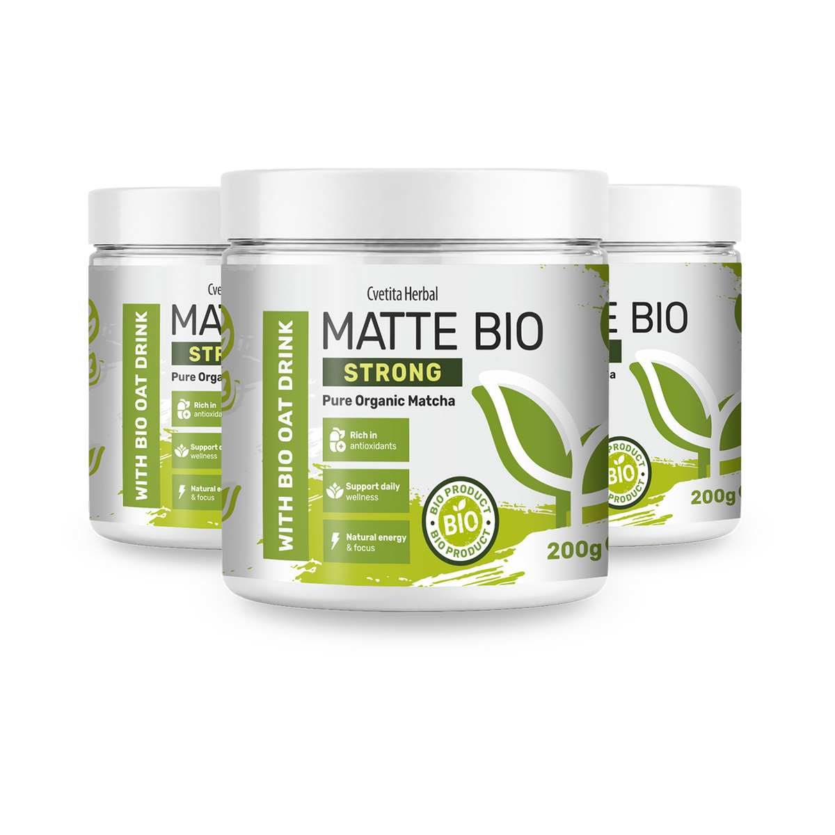 Matte Bio Strong - БИО МАТЧА ЛАТЕ