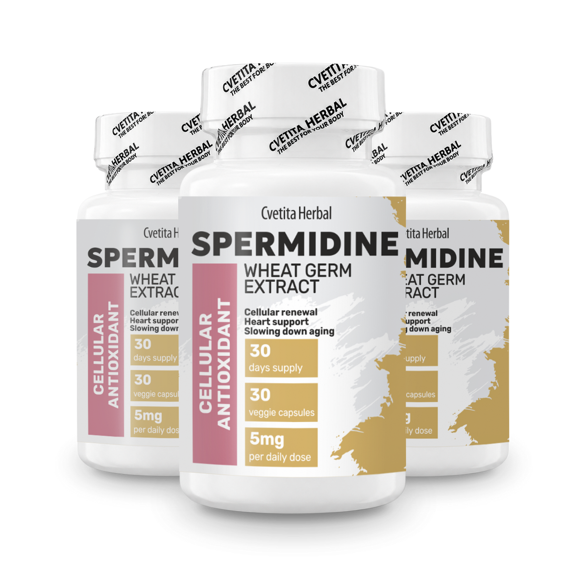 Спермидин - Spermidine, Екстракт от Пшеничен Зародиш (30 капсули)