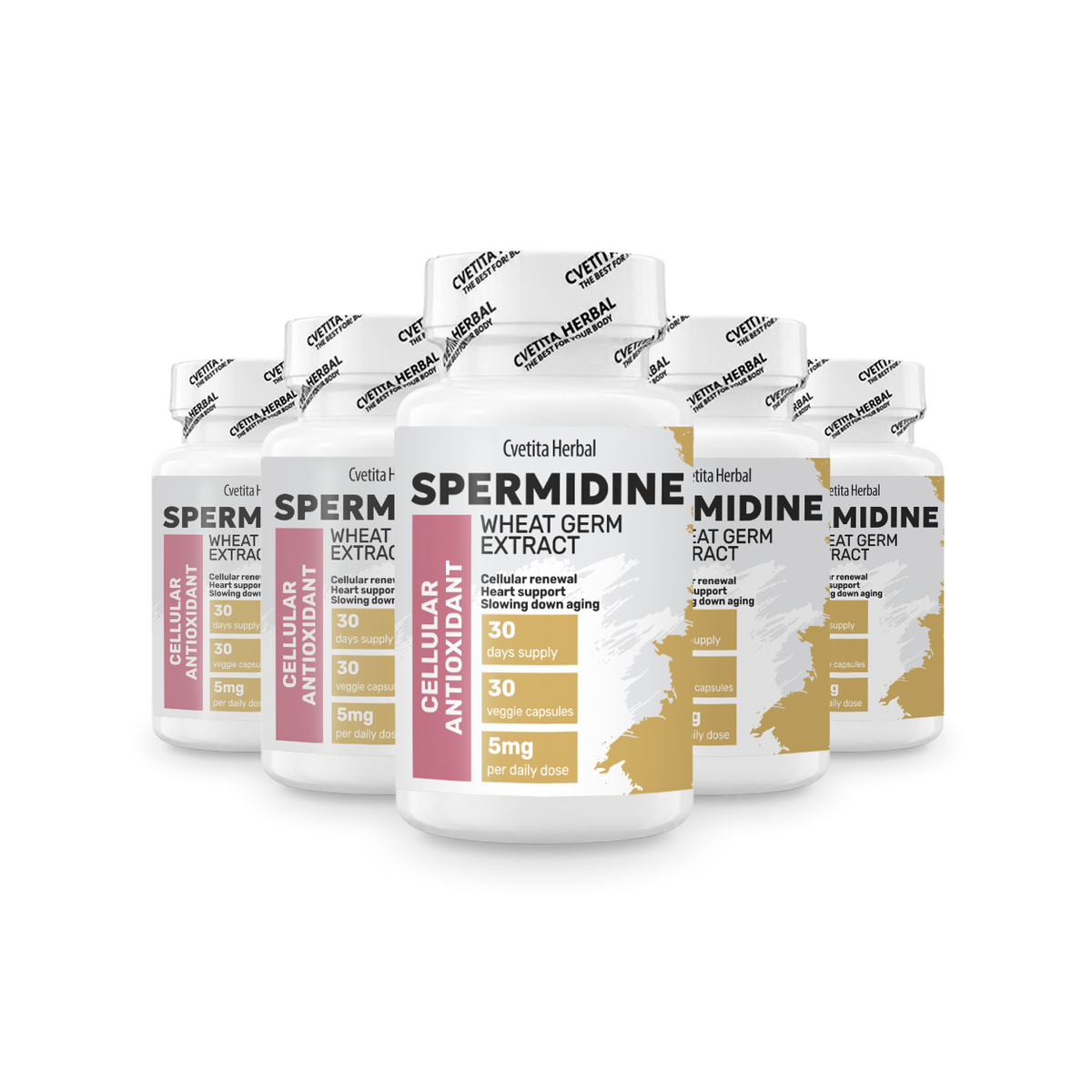 Спермидин - Spermidine, Екстракт от Пшеничен Зародиш (30 капсули)