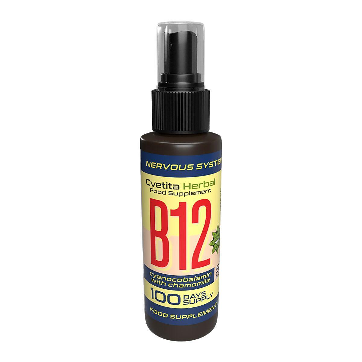 Спрей Витамин B12 с Екстракт Лайка (30 ml)