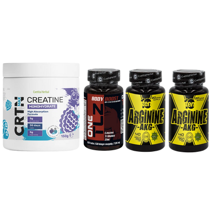 КОМБО ПАКЕТ: TLZ + ARGININE + CRTN MAX