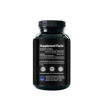 Магнезиев глицинат Primal Nutrition: етикет