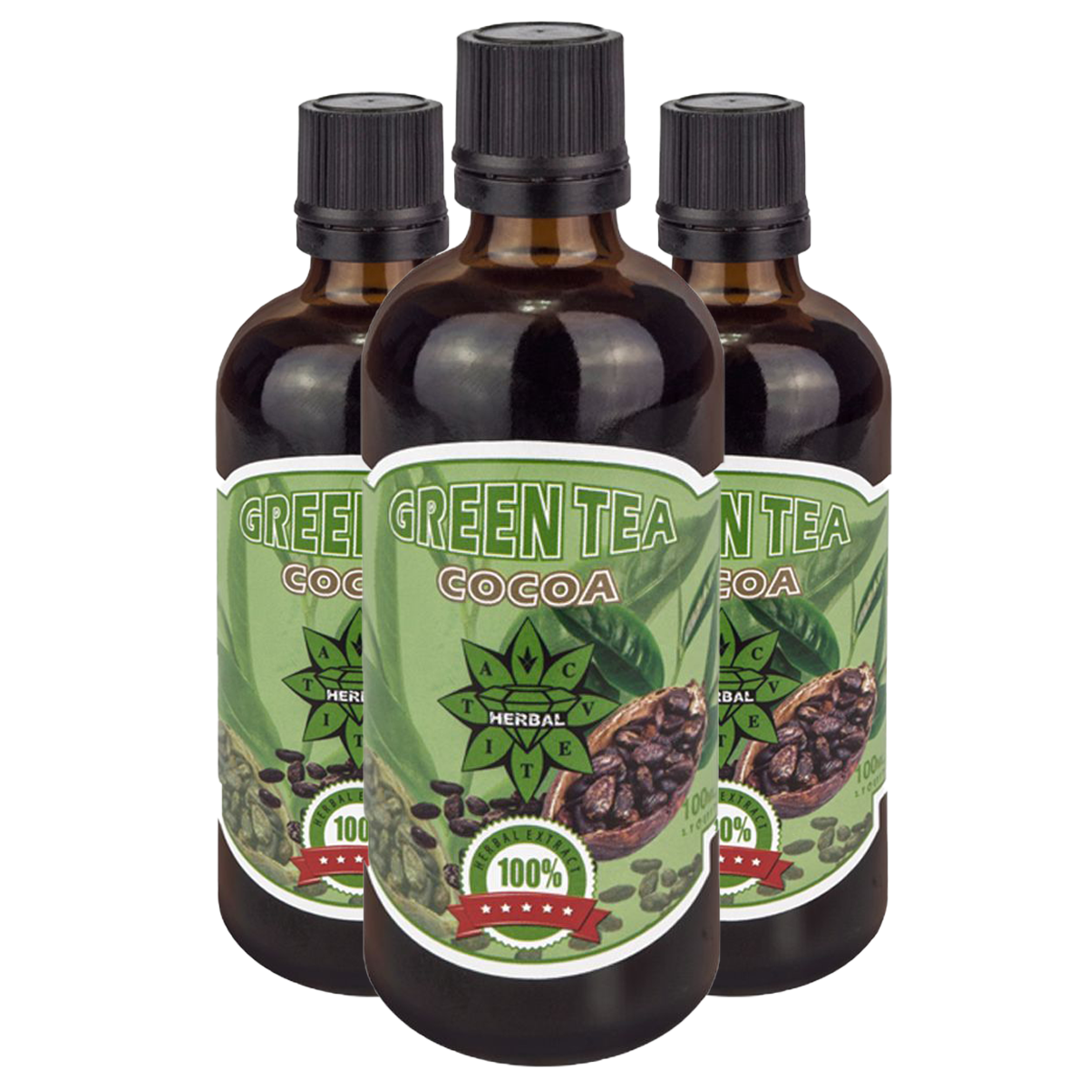Зелен Чай и Какао - Течен Екстракт (100 ml)